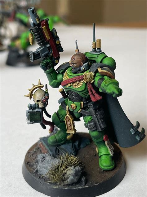 Warhammer 40k Salamanders Primaris Captain in Phobos Armor | #4636137269