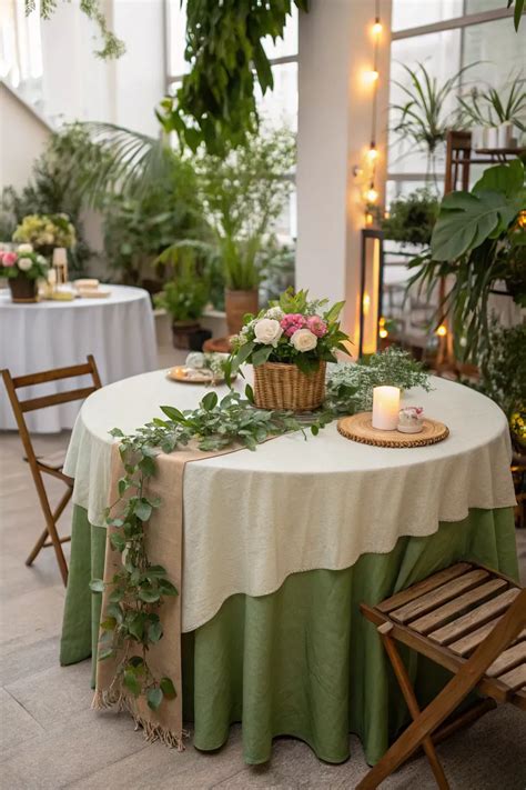 21+ Charming Round Table Runner Ideas to Try in 2025 | Round wedding ...