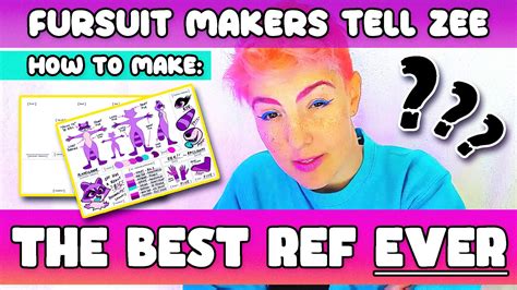 i made a video on how to make the BEST REF SHEET for FURSUITS! maker ...