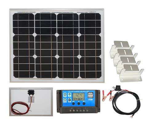 Mono 30W Solar Panel Kit 2 - Low Energy Supermarket