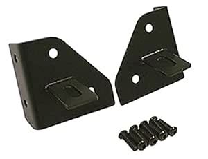 Rugged Ridge 11027.01 Black Windshield Hinge Light Bracket - Pair ...