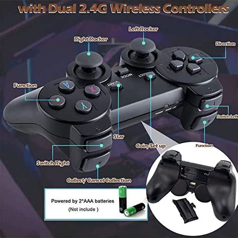 RUIWANZE Game Stick 10,000 Retro Games, 2.4g India | Ubuy