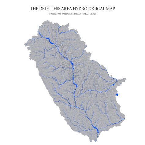 Driftless Region Map
