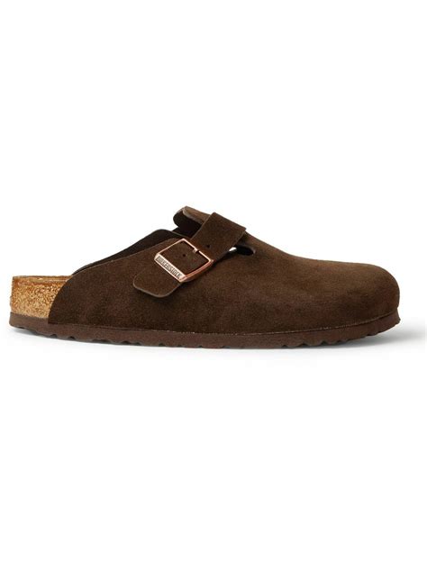 Birkenstock - Boston Suede Clogs - Brown Birkenstock