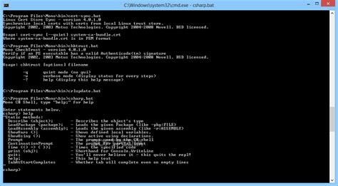 Mono .Net On Windows 的图像结果