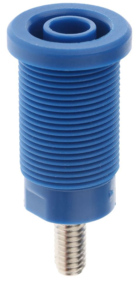SEB 6445 NI / BL Schutzinger | Schutzinger Blue Female Banana Socket, 4 ...