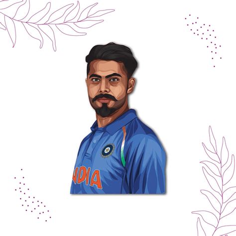 Ravindra Jadeja Fridge Magnet | Sir Jadeja Souvenir – Bhai Please India