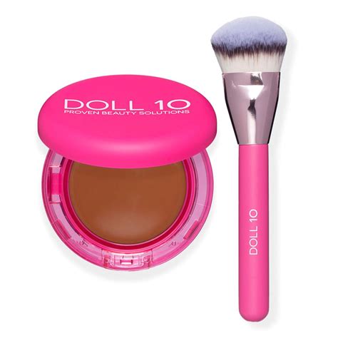 Doll 10 Peptide Bounce Balm Foundation with Brush | HSN