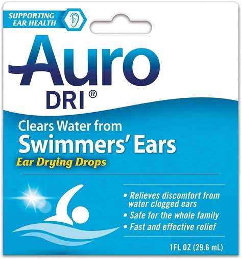Amazon.com: Debrox Swimmer's Ear Drying Drops for Adults & Kids, 1 Fl Oz (Pack of 3) : Health ...