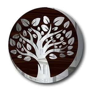 Buy STUDPEEK Acrylic Tree Wall Mirror 3D Mandala Art Hexagon Mirror ...