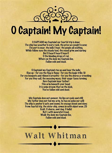 O Captain My Captain
