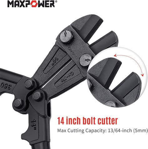 MAXPOWER 14-Inch Heavy Duty Bolt Cutter, Hardened India | Ubuy