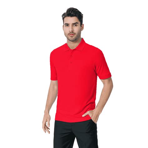 Zfeel Men's Performance Mesh Polo Shirt, 100% Polyester, Moisture ...