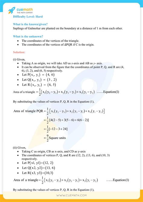 Class 10 Maths Chapter 7 Exercise 7.2 的图像结果