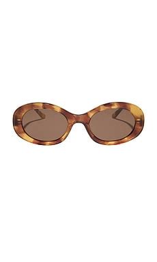 DIFF EYEWEAR Lainey Sunglasses in Brown Fleur & Brown | REVOLVE