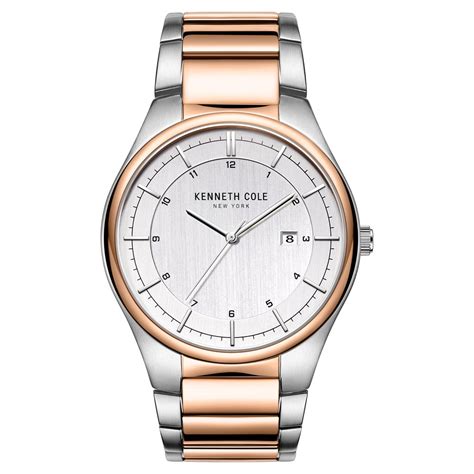 Buy Online Kenneth Cole Quartz Analog Silver Dial Stainless Steel Strap ...