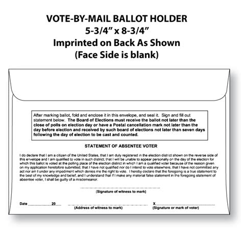 Ballot Envelope Sample 的图像结果