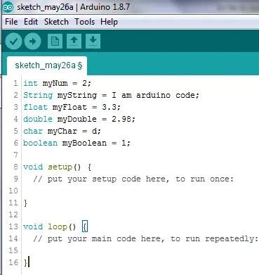 Image result for Arduino Variable Declaration
