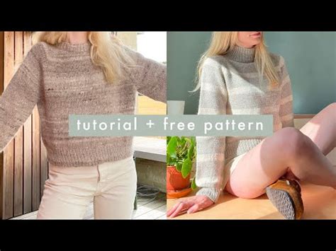 Knitted Sweater Tutorial 的图像结果