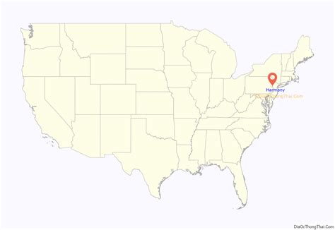 Map of Harmony CDP, New Jersey - Thong Thai Real