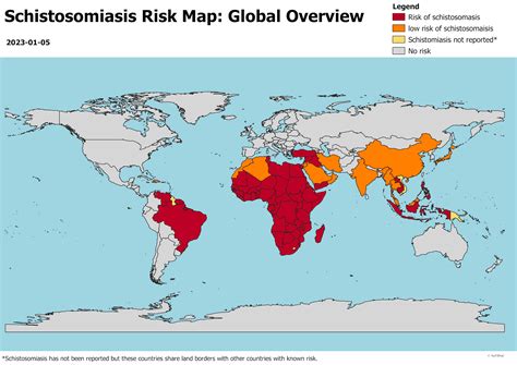 Mapping The Global Geographic Distribution Of Schistosomiasis