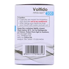 Voltido 200 Rotacaps | Uses, Side Effects, Price | Apollo Pharmacy