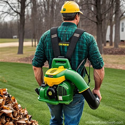 John Deere Backpack Leaf Blower | Stable Diffusion Online