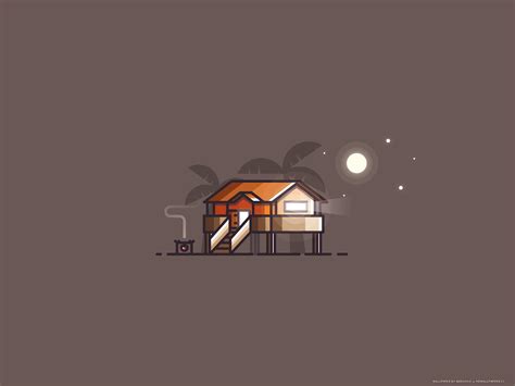 Residential Real Estate Minimalist Aesthetic Background HD Wallpaper