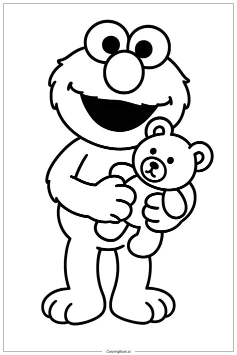 Elmo Halloween Coloring Sheet [2025]