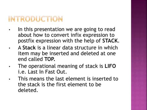Image result for Conversion of Infix to Postfix Expression