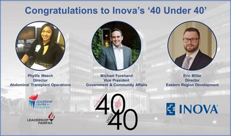 Inova Health on LinkedIn: Congratulations to three of Inova's leaders ...