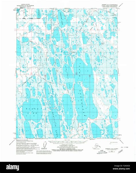 Map of alaska barrow hi-res stock photography and images - Alamy