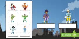 Superhero Editable Gratnell Tray Labels - Superhero Editable Gratnell Tray