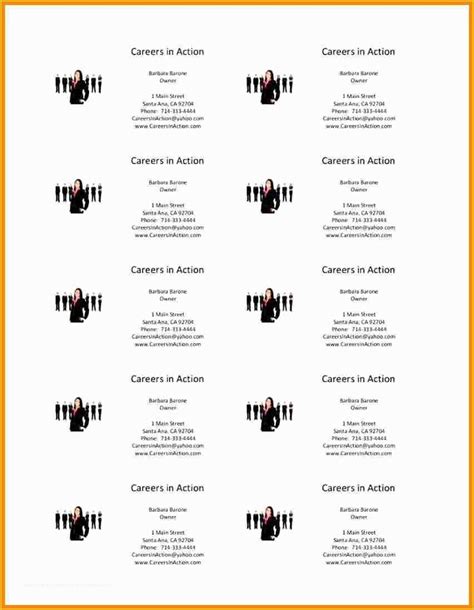 Word Doc Business Card Template 的图像结果