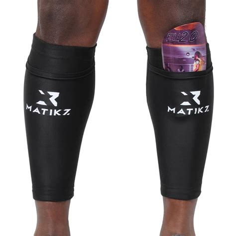 Pro Shin Guard Sleeve Black - Matikz Football Store