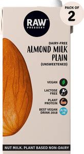 Raw Pressery Almond Milk Plain (Unsweetened) Price in India - Buy Raw ...