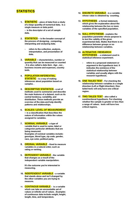 Image result for Statistics Definitions and Examples