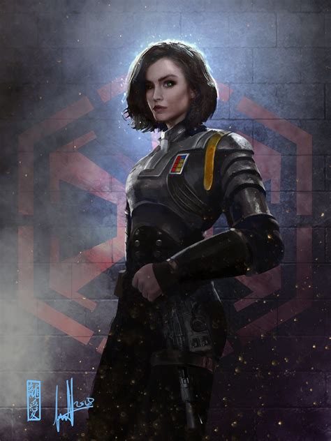 Laralyn Senna by David Sondered : armoredwomen | Star wars painting ...