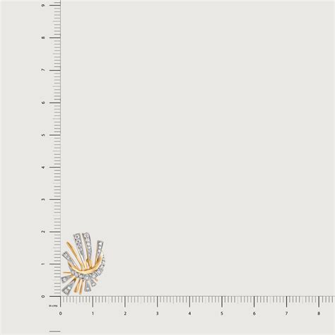 Moonlit Whispers 14KT Diamond Stud Earring