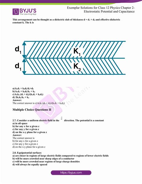 Image result for Class 12 Physics Chapter 2 Numerical 2.25
