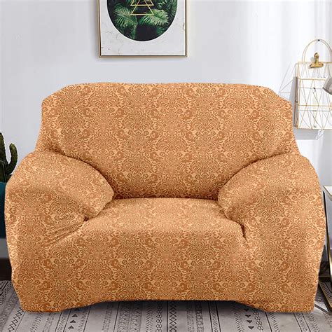 Buy Helios Morgan Damask Print 1-Seater Sofa Cover from Helios by Home ...