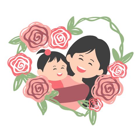 Free Mother's Day Vector Clipart (PNG, SVG) to Edit Online