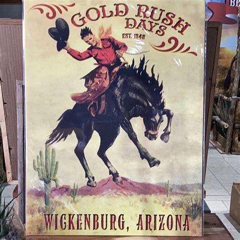 Gold Rush Days 1948, Wickenburg, AZ Poster – Ben Johnson Cowboy Museum