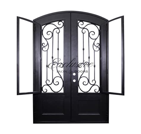 Brewster Double Eyebrow Iron Door – Classic Wrought Elegance ...