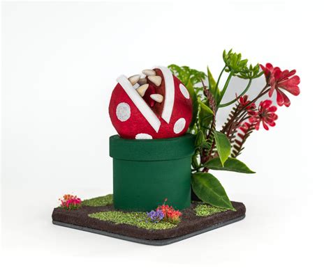 Piranha Plant Engagement Ring Box I made. : r/Mario