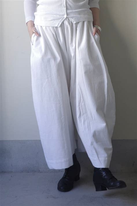 Whiteread ホワイトリード / DROP CROTCH TROUSERS (NATURAL) | genre