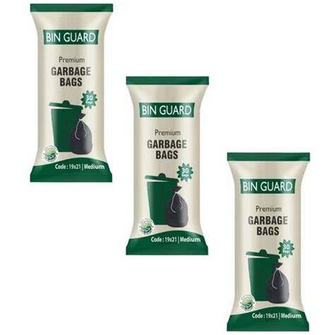 Garbage And Waste Bags - BIN GUARD GARBAG BAGS 19X21 inch POUCH PACKING ...