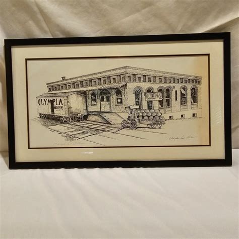 Christopher Paul Bollen Pencil-Signed Print of Olympia Brewing Co. Art ...
