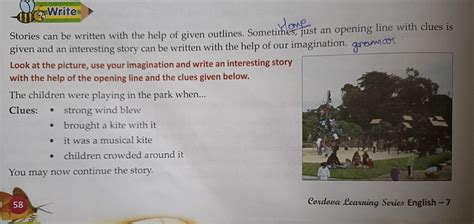 Do story writing - look at the picture, use your imagination and write ...