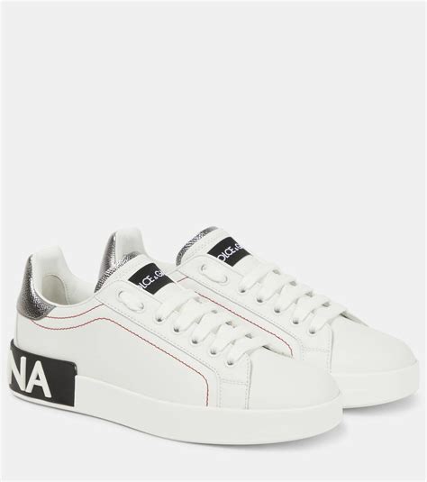 Dolce&Gabbana - Portofino leather sneakers Dolce & Gabbana